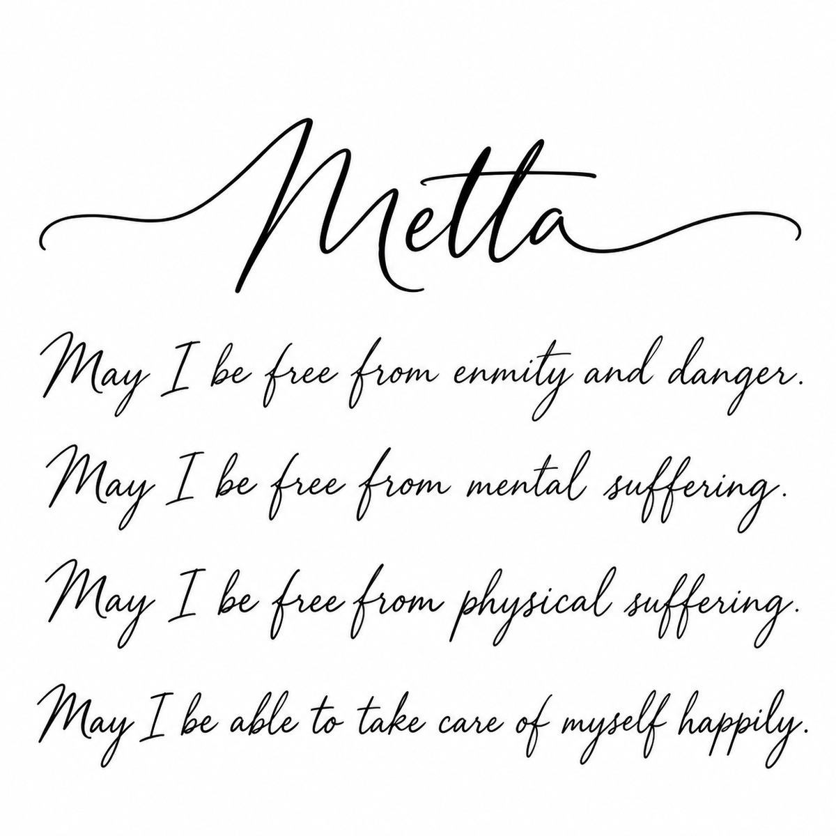 The "I" Metta T-shirt - Unisex