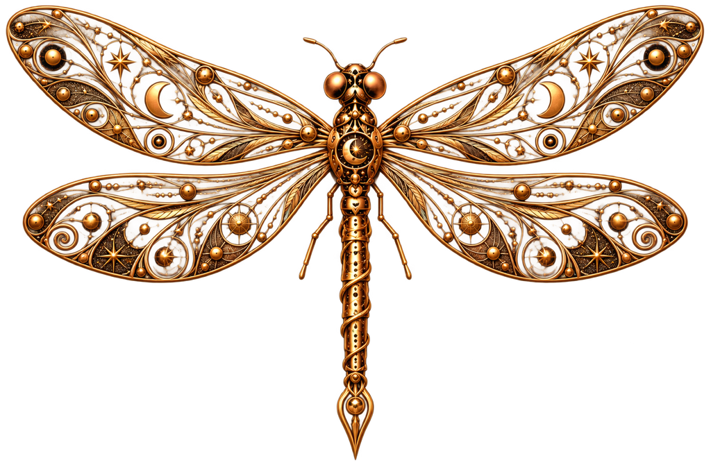 Copper Dragonfly Hoodie