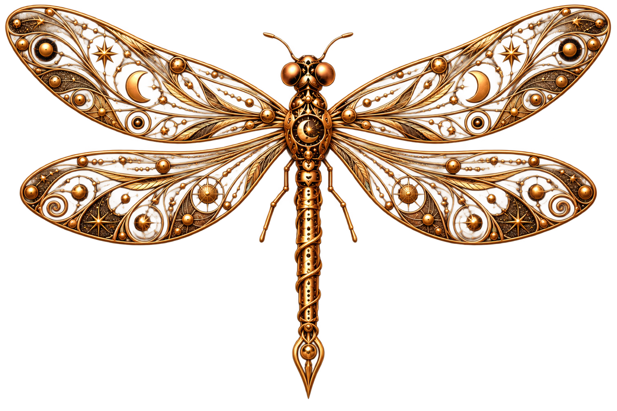 Copper Dragonfly Hoodie